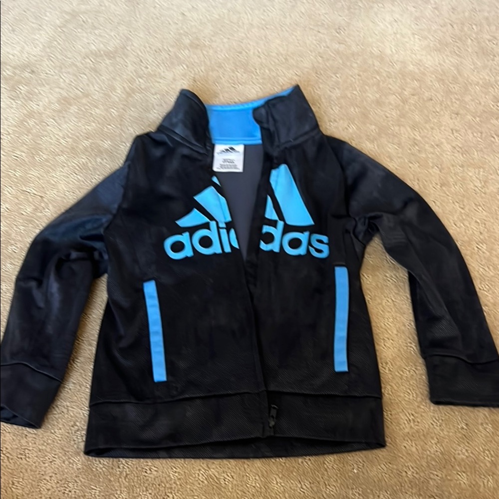 Adidas Black and Blue Jacket